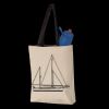 11L Canvas Tote with Contrast-Color Handles Thumbnail