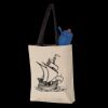 11L Canvas Tote with Contrast-Color Handles Thumbnail