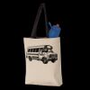 11L Canvas Tote with Contrast-Color Handles Thumbnail