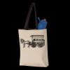 11L Canvas Tote with Contrast-Color Handles Thumbnail