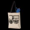 11L Canvas Tote with Contrast-Color Handles Thumbnail