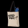 11L Canvas Tote with Contrast-Color Handles Thumbnail