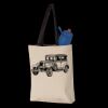 11L Canvas Tote with Contrast-Color Handles Thumbnail