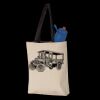 11L Canvas Tote with Contrast-Color Handles Thumbnail