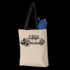 11L Canvas Tote with Contrast-Color Handles Thumbnail