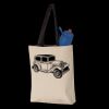 11L Canvas Tote with Contrast-Color Handles Thumbnail