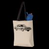 11L Canvas Tote with Contrast-Color Handles Thumbnail