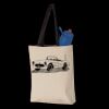 11L Canvas Tote with Contrast-Color Handles Thumbnail