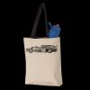 11L Canvas Tote with Contrast-Color Handles Thumbnail