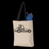 11L Canvas Tote with Contrast-Color Handles Thumbnail