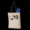 11L Canvas Tote with Contrast-Color Handles Thumbnail