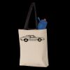 11L Canvas Tote with Contrast-Color Handles Thumbnail
