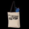 11L Canvas Tote with Contrast-Color Handles Thumbnail