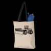 11L Canvas Tote with Contrast-Color Handles Thumbnail