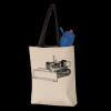 11L Canvas Tote with Contrast-Color Handles Thumbnail