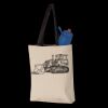 11L Canvas Tote with Contrast-Color Handles Thumbnail