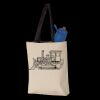 11L Canvas Tote with Contrast-Color Handles Thumbnail