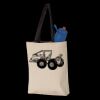 11L Canvas Tote with Contrast-Color Handles Thumbnail