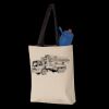 11L Canvas Tote with Contrast-Color Handles Thumbnail