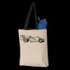 11L Canvas Tote with Contrast-Color Handles Thumbnail