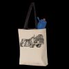 11L Canvas Tote with Contrast-Color Handles Thumbnail