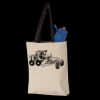 11L Canvas Tote with Contrast-Color Handles Thumbnail
