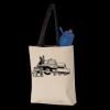 11L Canvas Tote with Contrast-Color Handles Thumbnail