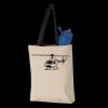 11L Canvas Tote with Contrast-Color Handles Thumbnail