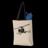 11L Canvas Tote with Contrast-Color Handles Thumbnail