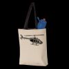 11L Canvas Tote with Contrast-Color Handles Thumbnail