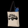 11L Canvas Tote with Contrast-Color Handles Thumbnail