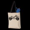 11L Canvas Tote with Contrast-Color Handles Thumbnail
