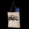 11L Canvas Tote with Contrast-Color Handles Thumbnail