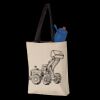 11L Canvas Tote with Contrast-Color Handles Thumbnail
