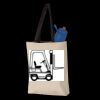 11L Canvas Tote with Contrast-Color Handles Thumbnail