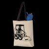 11L Canvas Tote with Contrast-Color Handles Thumbnail
