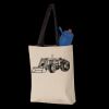 11L Canvas Tote with Contrast-Color Handles Thumbnail
