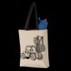 11L Canvas Tote with Contrast-Color Handles Thumbnail