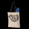 11L Canvas Tote with Contrast-Color Handles Thumbnail
