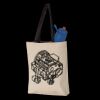 11L Canvas Tote with Contrast-Color Handles Thumbnail