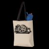 11L Canvas Tote with Contrast-Color Handles Thumbnail