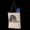 11L Canvas Tote with Contrast-Color Handles Thumbnail