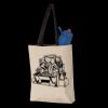 11L Canvas Tote with Contrast-Color Handles Thumbnail