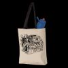 11L Canvas Tote with Contrast-Color Handles Thumbnail