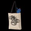 11L Canvas Tote with Contrast-Color Handles Thumbnail