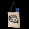 11L Canvas Tote with Contrast-Color Handles Thumbnail
