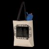 11L Canvas Tote with Contrast-Color Handles Thumbnail