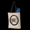 11L Canvas Tote with Contrast-Color Handles Thumbnail