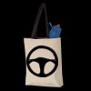 11L Canvas Tote with Contrast-Color Handles Thumbnail