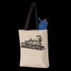 11L Canvas Tote with Contrast-Color Handles Thumbnail